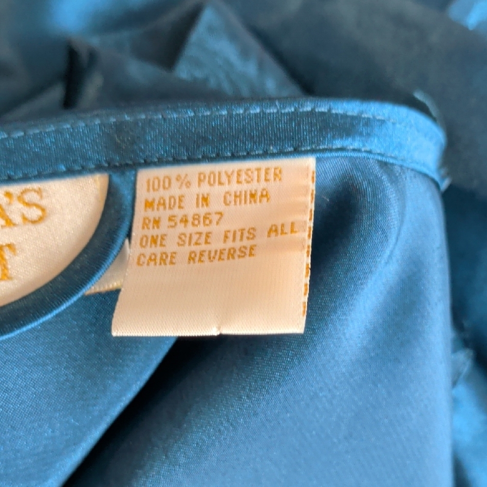 Victoria's Secret Vintage Teal Robe - Picture 3 of 4
